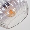 Koyoto Deckenleuchte Glas 15 cm Bernsteinfarben, Klar, Rauchfarben, 5-flammig