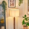 Bassagoda Stehleuchte 40 cm Naturfarben, Schwarz, 1-flammig