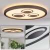 Ilyan Deckenleuchte LED Schwarz, 1-flammig