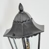 Lignac Außenwandleuchte Schwarz, Silber, 1-flammig