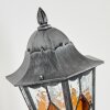 Lignac Außenwandleuchte Schwarz, Silber, 1-flammig, Bewegungsmelder