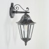 Lignac Außenwandleuchte Schwarz, Silber, 1-flammig