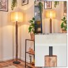 Bassagoda Stehleuchte 40 cm Naturfarben, Schwarz, 1-flammig