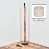 Bassagoda Stehleuchte 40 cm Naturfarben, Schwarz, 1-flammig