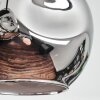 Ripoll Deckenleuchte Glas 15 cm Chrom, Rauchfarben, 5-flammig