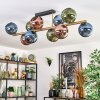 Koyoto Deckenleuchte Glas 15 cm Gold, Schwarz, 10-flammig