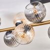 Koyoto Deckenleuchte Glas 15 cm Gold, Schwarz, 10-flammig