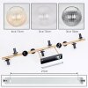 Koyoto Deckenleuchte Glas 15 cm Gold, Schwarz, 10-flammig