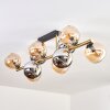 Koyoto Deckenleuchte Glas 15 cm Gold, Schwarz, 10-flammig