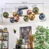 Koyoto Deckenleuchte Glas 15 cm Gold, Schwarz, 10-flammig