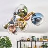 Koyoto Deckenleuchte Glas 15 cm Gold, Schwarz, 10-flammig