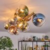 Koyoto Deckenleuchte Glas 15 cm Gold, Schwarz, 10-flammig