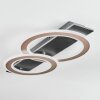 Lidor Deckenleuchte LED Schwarz, 1-flammig