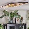 Manor Deckenleuchte LED Schwarz, 1-flammig, Fernbedienung