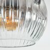 Ripoll Deckenleuchte Glas 15 cm Klar, Rauchfarben, 5-flammig