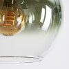 Koyoto Hängeleuchte Glas 20 cm Blau, Gold, Grün, Klar, 8-flammig