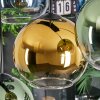 Koyoto Hängeleuchte Glas 20 cm Blau, Gold, Grün, Klar, 8-flammig