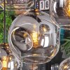 Ripoll Hängeleuchte Glas 20 cm, 25 cm Klar, Rauchfarben, 8-flammig