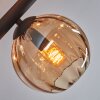 Koyoto Deckenleuchte Glas 15 cm Bernsteinfarben, 6-flammig