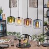 Lauden Hängeleuchte Glas 20 cm Bernsteinfarben, Blau, Grün, Klar, Kupferfarben, 4-flammig