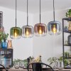 Lauden Hängeleuchte Glas 20 cm Blau, Grün, Klar, Kupferfarben, Rauchfarben, 4-flammig