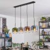 Lauden Hängeleuchte Glas 20 cm Blau, Grün, Klar, Kupferfarben, Rauchfarben, 4-flammig