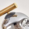 Ripoll Deckenleuchte Glas 15 cm Gold, Schwarz, 10-flammig