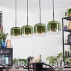 Lauden Hängeleuchte Glas 20 cm Grün, Klar, 4-flammig