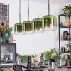 Lauden Hängeleuchte Glas 20 cm Grün, Klar, 4-flammig