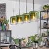 Lauden Hängeleuchte Glas 20 cm Grün, Klar, 4-flammig