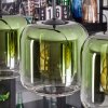 Lauden Hängeleuchte Glas 20 cm Grün, Klar, 4-flammig