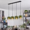 Lauden Hängeleuchte Glas 20 cm Grün, Klar, 4-flammig