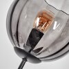 Koyoto Stehleuchte Glas 15 cm Rauchfarben, 3-flammig