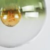 Gastor Deckenleuchte Glas 15 cm Blau, Grün, Klar, Kupferfarben, 3-flammig