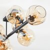 Ripoll Deckenleuchte Glas 15 cm Bernsteinfarben, 8-flammig