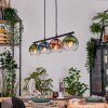 Koyoto Pendelleuchte Glas 15 cm Blau, Grün, Klar, Kupferfarben, 4-flammig