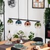 Koyoto Pendelleuchte Glas 15 cm Blau, Grün, Klar, Kupferfarben, 4-flammig