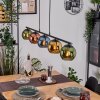 Koyoto Pendelleuchte Glas 15 cm Blau, Gold, Grün, Kupferfarben, 5-flammig