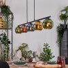 Koyoto Pendelleuchte Glas 15 cm Blau, Gold, Grün, Kupferfarben, 5-flammig