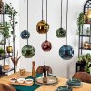 Ripoll Hängeleuchte Glas 15 cm, 20 cm Blau, Gold, Grün, Kupferfarben, 6-flammig