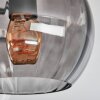 Koyoto Deckenleuchte Glas 15 cm Rauchfarben, 3-flammig