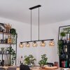 Ripoll Pendelleuchte Glas 15 cm Bernsteinfarben, 5-flammig
