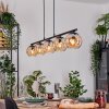 Ripoll Pendelleuchte Glas 15 cm Bernsteinfarben, 5-flammig