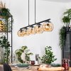 Ripoll Pendelleuchte Glas 15 cm Bernsteinfarben, 5-flammig