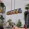 Koyoto Pendelleuchte Glas 15 cm Blau, Chrom, Gold, Grün, Kupferfarben, Rauchfarben, 5-flammig