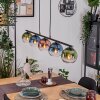 Koyoto Pendelleuchte Glas 15 cm Blau, Grün, Klar, Kupferfarben, 5-flammig