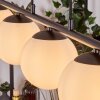 Gastor Pendelleuchte Glas 15 cm Weiß, 5-flammig