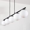 Gastor Pendelleuchte Glas 15 cm Weiß, 5-flammig