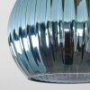 Koyoto Deckenleuchte Glas 15cm Braun, Holzoptik, Schwarz, 3-flammig