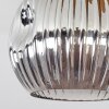 Ripoll Deckenleuchte Glas 15cm Braun, Holzoptik, Schwarz, 3-flammig